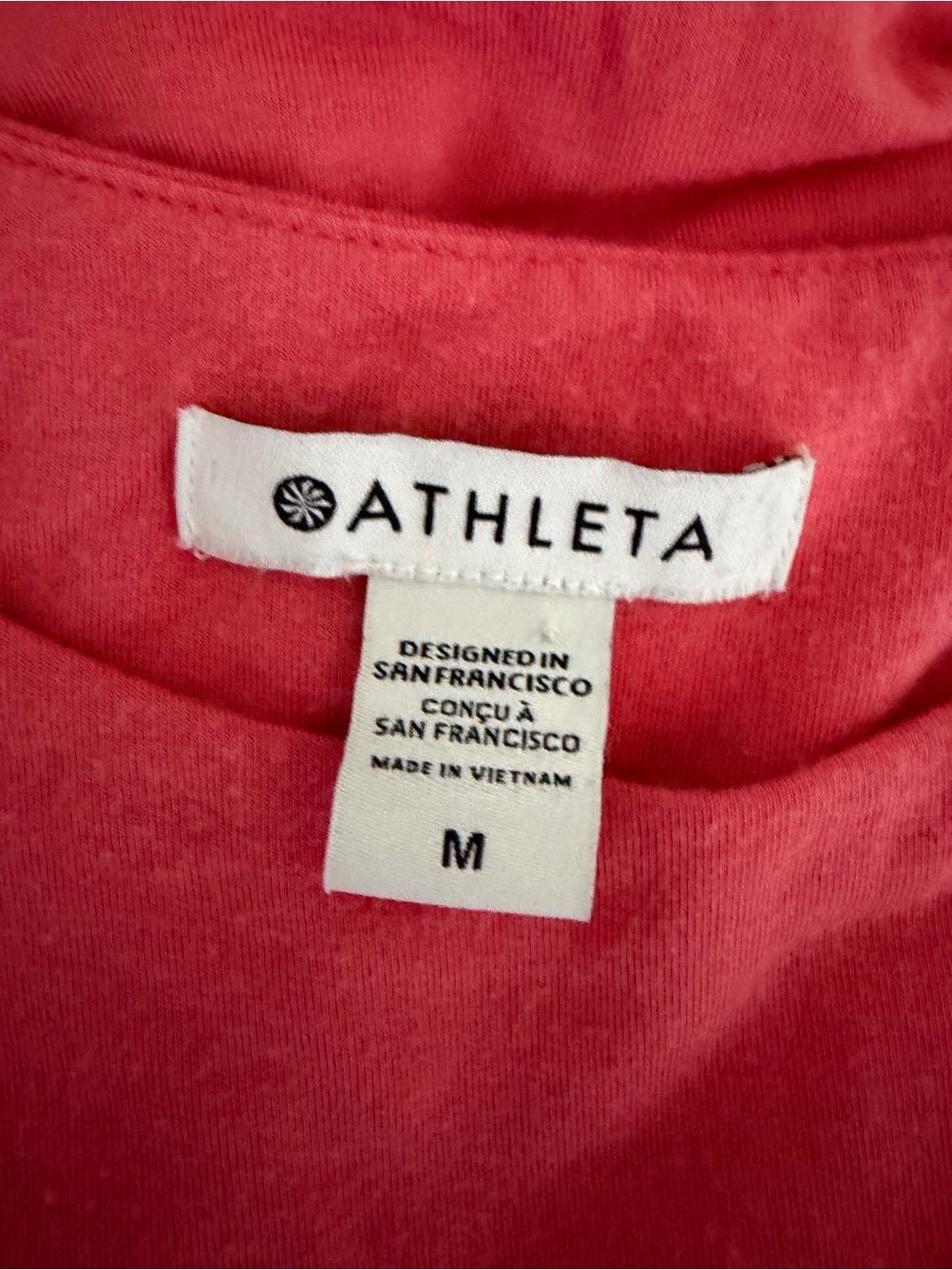 Athleta Coral Pink Midi Tank Dress - Medium - Picture 5 of 7